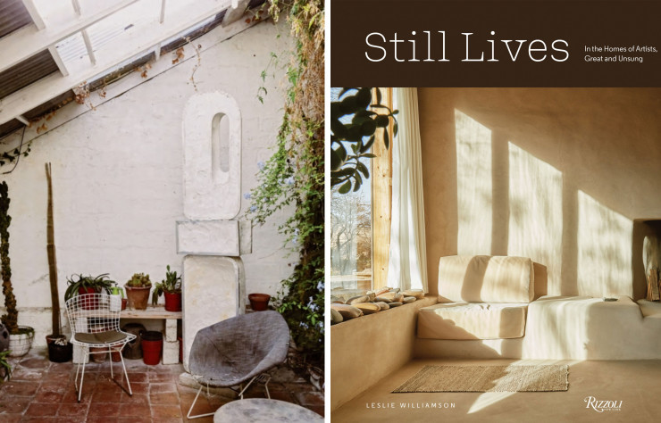 Couverture et extrait du livre Still Lives de Leslie Williamson.