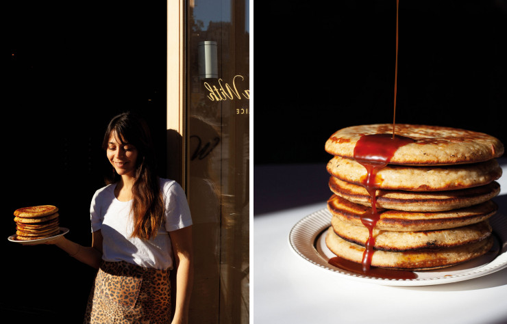 Les délicieux pancakes de chez Carlota With.