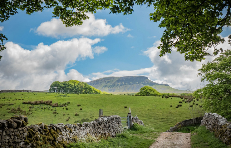 La petite ville de Sedbergh, point de départ de balades dans le parc national des Yorkshire Dales.