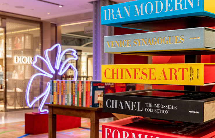 Le pop-up store de la maison d’édition Assouline à La Samaritaine en février.