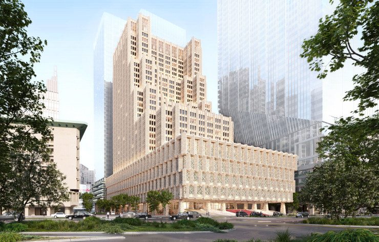 La quatrième version de l’antique Imperial Hotel (1890), à Tokyo, à livrer en 2036.