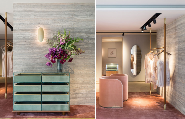 Le flagship-store de Carine Gilson, à Bruxelles.