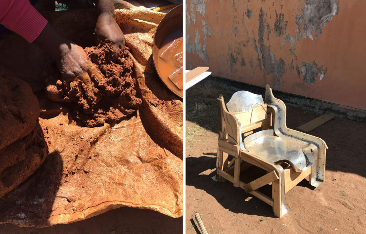 Peter Mabeo met en avant dans son travail toute la beauté de l’artisanat.