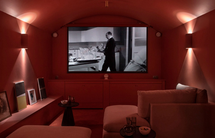Salle de cinéma de l’hôtel Nuage