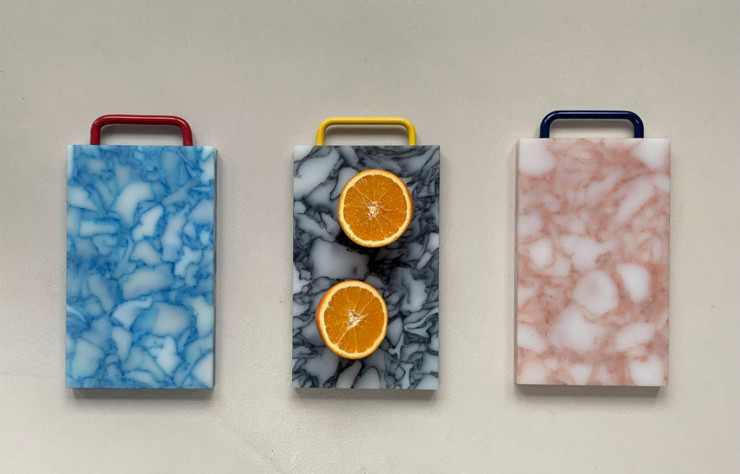 Les prototypes de trois planches imaginés par le duo.