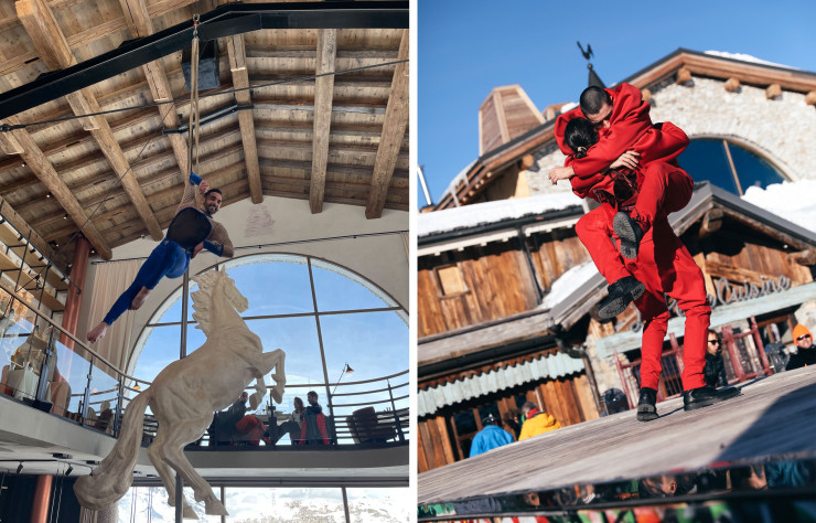 La cabaret de la Folie Douce à Val d’Isère.