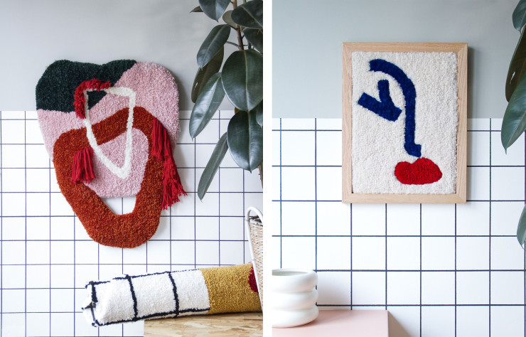 Pour un mètre carré à peu près, il y a entre six et huit heure de tissage.