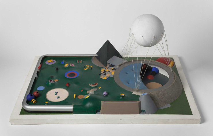 lsamu Noguchi, Pavilion américain Expo ’70 (Garden of the Moon),1968. The Noguchi Museum Archives, 147232