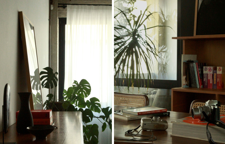 Le loft bercé d’une lumière douce cultive la nostalgie des années 1970