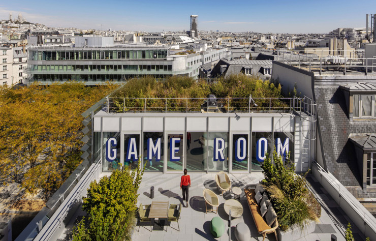L’espace détente du bâtiment.