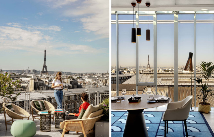 Le bâtiment propose 1 200 m2 de terrasses végétalisées, dont 700 m2 dévolus à l’agriculture urbaine.