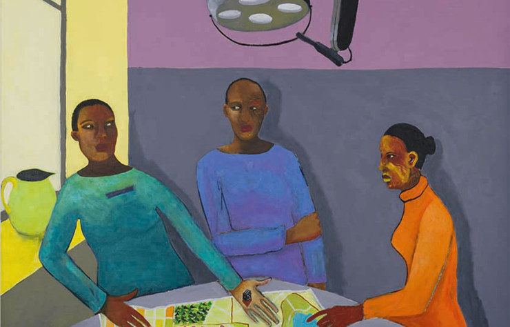 The Operating Table 2017-18 de Lubaina Himid.