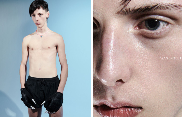 Ferry Van der Nat a réalisé une série de portraits pour la campagne publicitaire Supernova printemps-été 2022 du joaillier Alan Crocetti.