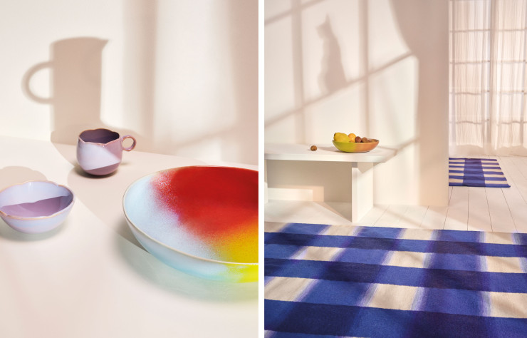 Cette nouvelle collaboration respire l’optimisme avec ses reliefs et ses couleurs joyeuses.