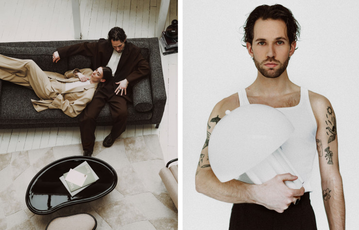 Les sept pièces de mobilier de la collection s’inspirent du style Bauhaus.