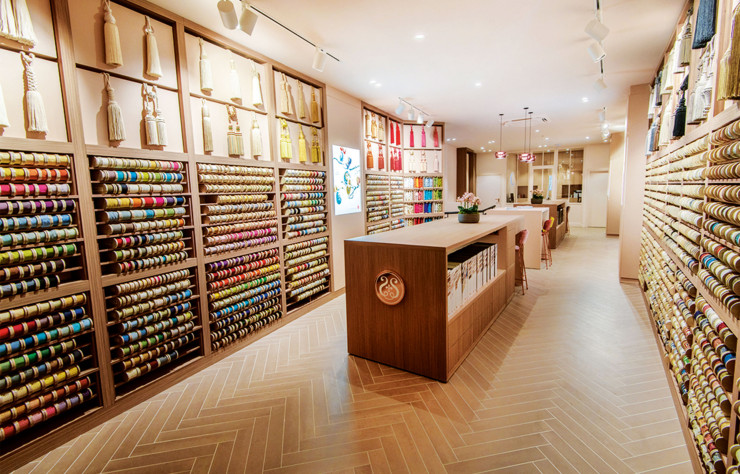 Le showroom Samuel & Sons, rue du Mail.