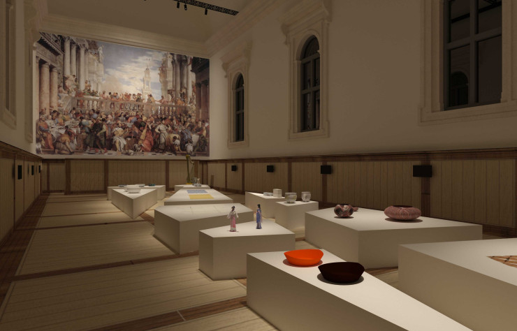 Rendu 3D du Stone Garden à Homo Faber 2022