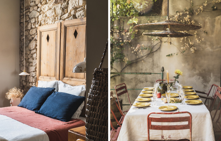 Magali Avignon, la fondatrice d’Enamoura, a mis dans cette adresse marseillaise tout son bon goût provençal.