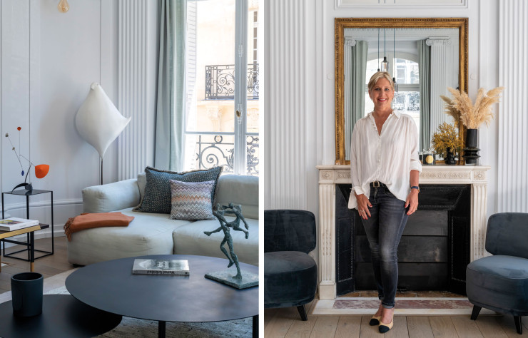 Portrait de Florence, la propriétaire de l’appartement.