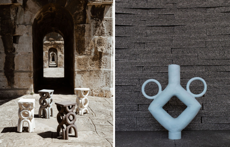 «C’est la première exposition qui combine mes sculptures et des pièces de design à collectionner» ajoute l’artiste.