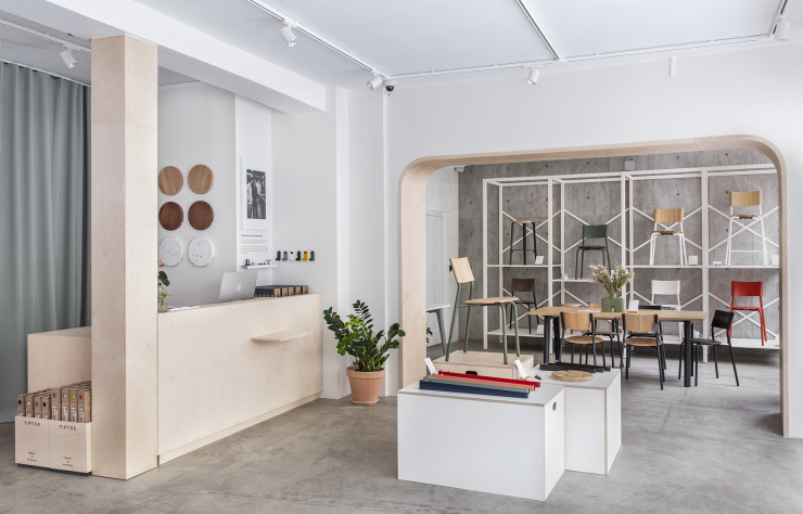 La nouvelle boutique Tiptoe, à Paris.