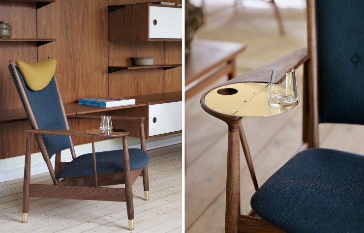 House of Finn Juhl présentait la Whisky Chair.