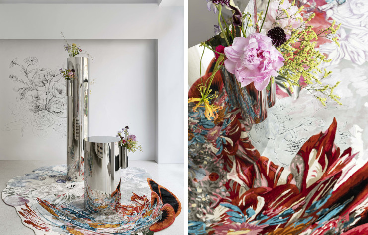 Floræ Folium, une exposition de Sam Baron lors du Fuorisalone 2022.