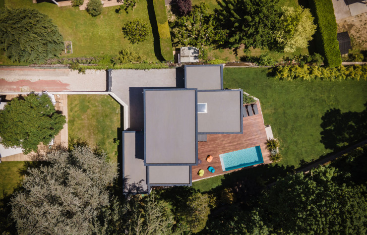 La maison Booa à ossature bois d’Agathe et Jean, construite en 2020 tout près de Lyon.