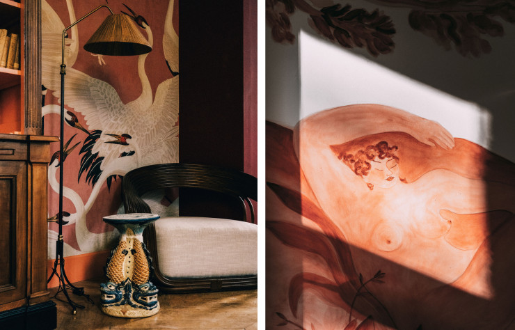 Détails du décor du Château de Fiac