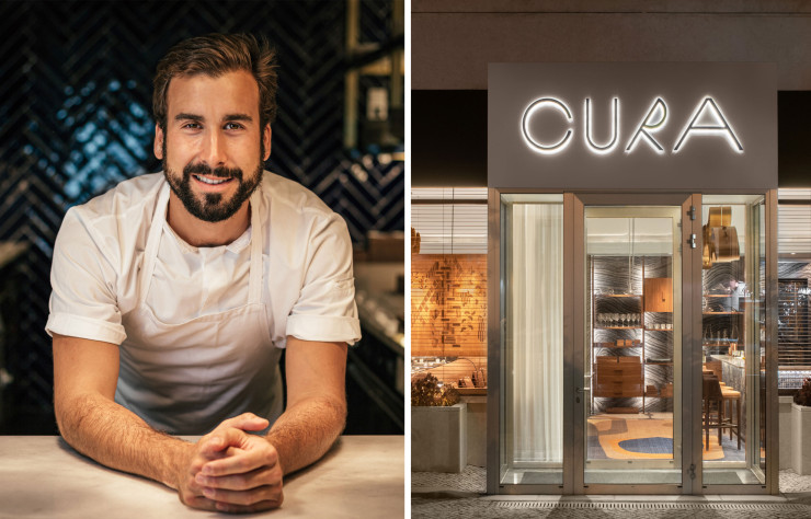 Le jeune chef Pedro Pena Bastos et son restaurant Cura.