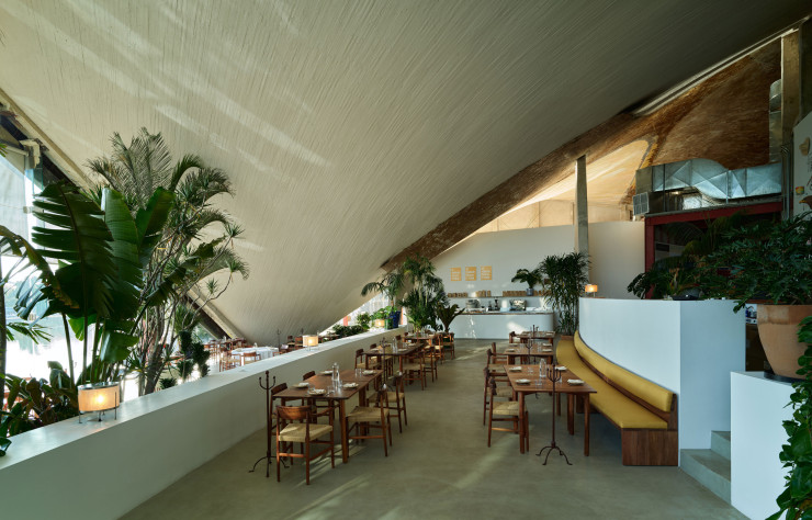 Vue du restaurant Lago
