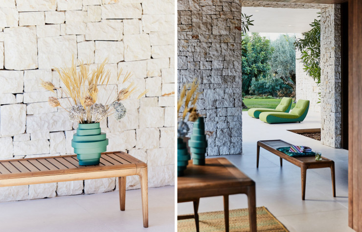 Roche Bobois a imaginé depuis peu la collection «Aurea» proposant des pièces de mobilier en bois.