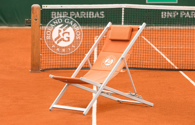 La chilienne «Porte d’Auteuil» de l’éditeur Hesperide conçue spécialement pour Roland-Garros.