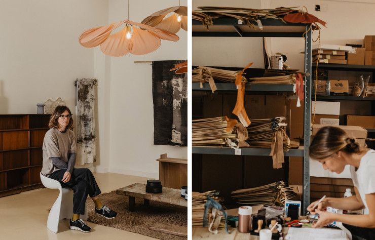 La maison d’édition de décoration Georges, créée par Mylène Niedzialkowski, présente ses lignes de décoration à Paris et à Bayonne. Au showroom parisien, la créatrice reçoit ses clients, particuliers ou architectes. Une maison d’hôtes à louer, La Maison argile, est également mise à disposition pour s’immerger dans l’univers de Georges.