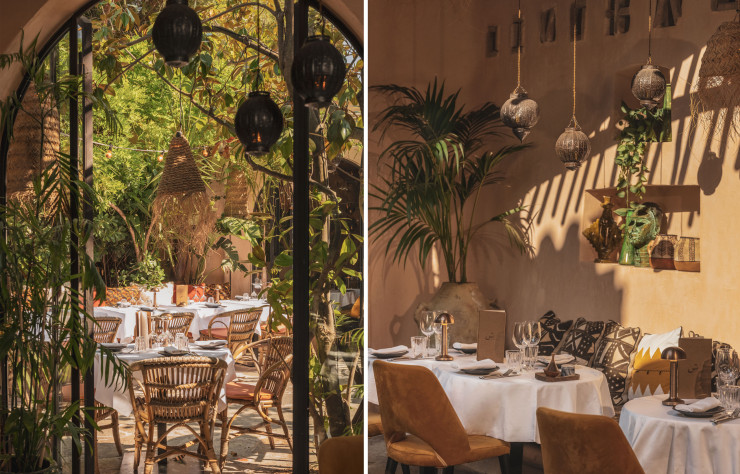 Le restaurant Salama, à Saint-Tropez.