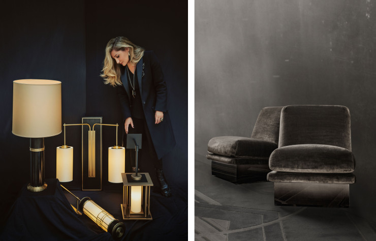 Portrait d’Aline Asmar d’Amman et chauffeuses Culture in Architecture