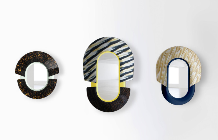 Les miroirs «Mask» de Jean-Baptiste Fastrez.