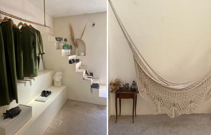 L’intérieur du concept-store Moro