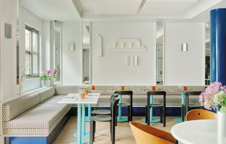 Le restaurant de l’hôtel Rosalie.