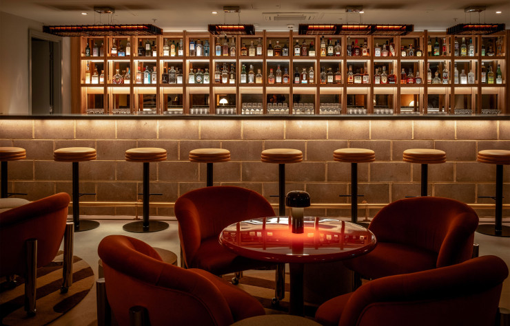Le bar de l’hôtel One Hundred Shoreditch.