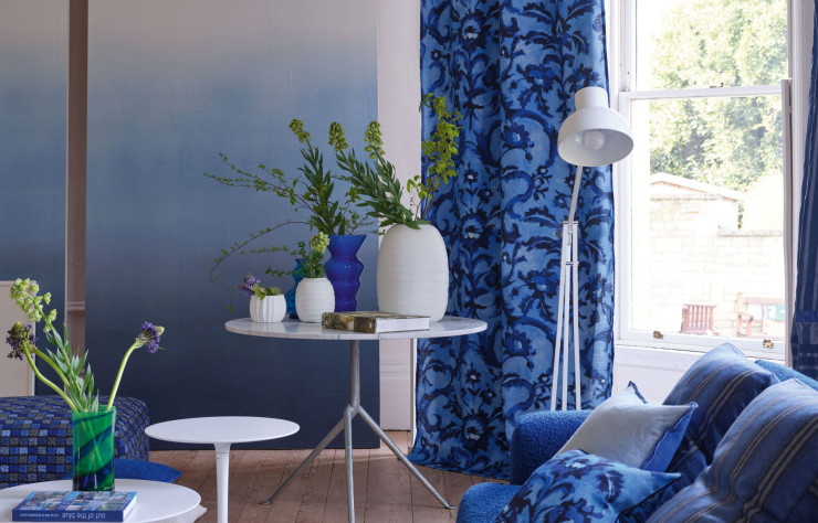 Le modèle Guerbois Cobalt de Designers Guild.