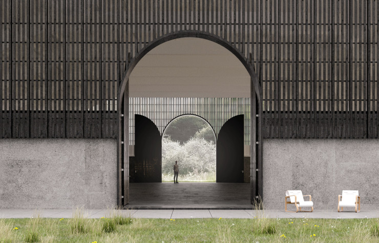 La réhabilitation de la salle de sport du Kelenn, à Carantec, est le tout récent projet en Bretagne de Madec Architectures, l’agence fondée en 2018 par Jean-François Madec dans cette région dont il est natif.