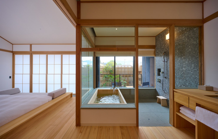 L’une des chambres de l’Azuki Stetoda.