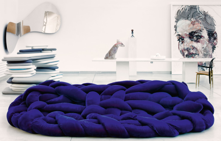 Sofa Boa de Humberto et Fernando Campana, 2002, Edra
