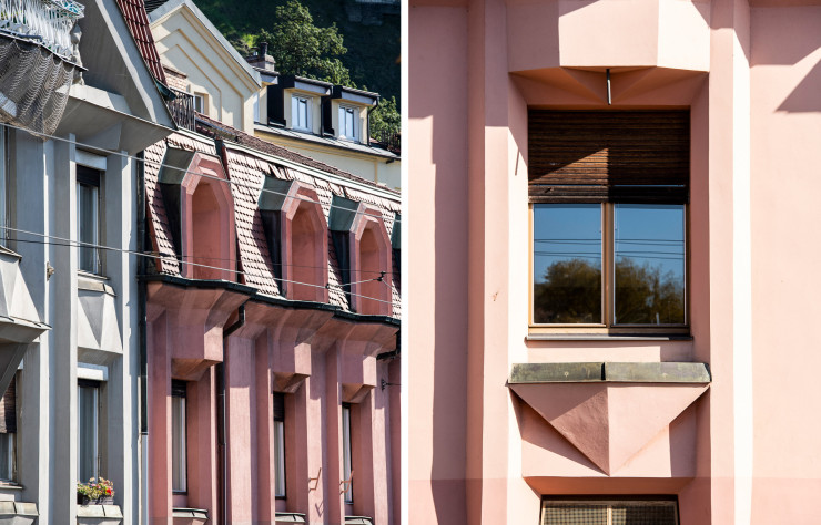 Prague serait la seule ville au monde où le cubisme s’est illustré dans l’architecture. Outre l’immeuble de la Vierge noire abritant le Grand Café Orient, de l’architecte Josef Gocár, le mouvement cubiste est aussi représenté sur les façades des maisons de Josef Chochol, élève d’Otto Wagner à Vienne, le long de la Vltava, en contrebas du quartier de Vyšehrad.