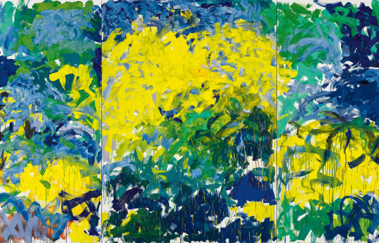La Grande Vallée (1983), de Joan Mitchell, huile sur toile.
