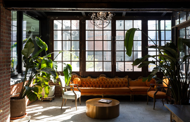 À l’intérieur de The Collective Paper Factory.