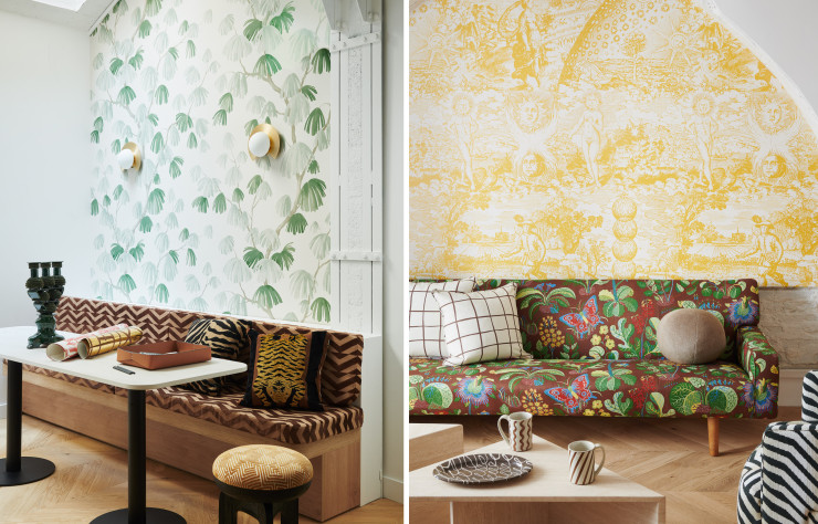 Le catalogue de Schumacher compte 14 000 références de tissus, papiers peints et galons.