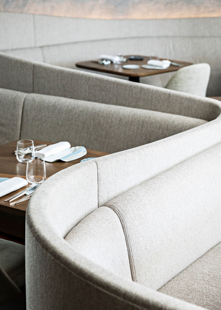 Rencontre entre le futurisme et l’artisanat au restaurant 39V, à Paris.