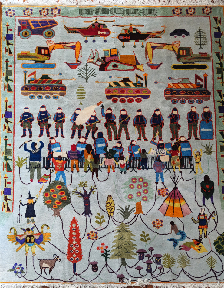 Protect the sacred par Suzanne Husky, galerie Alain Gutharc